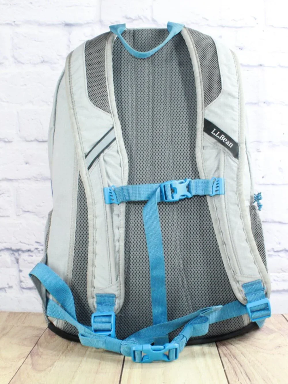 LL Bean Big Kids Comfort Carry Laptop Pack 30L School Backpack Classic Blue